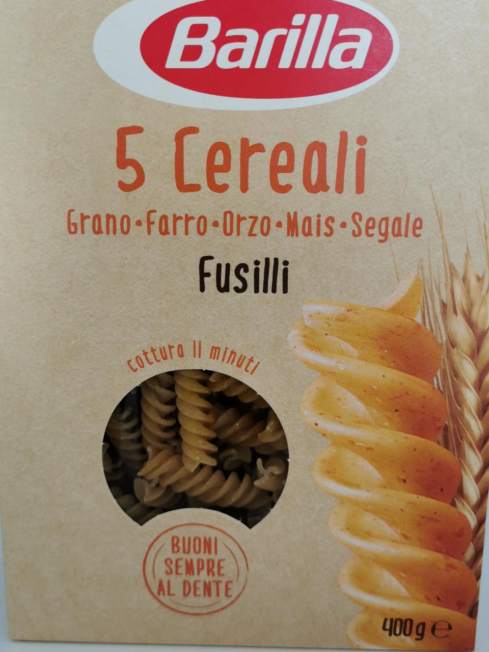 Fotografie - 5 Cereali Fusilli Barilla