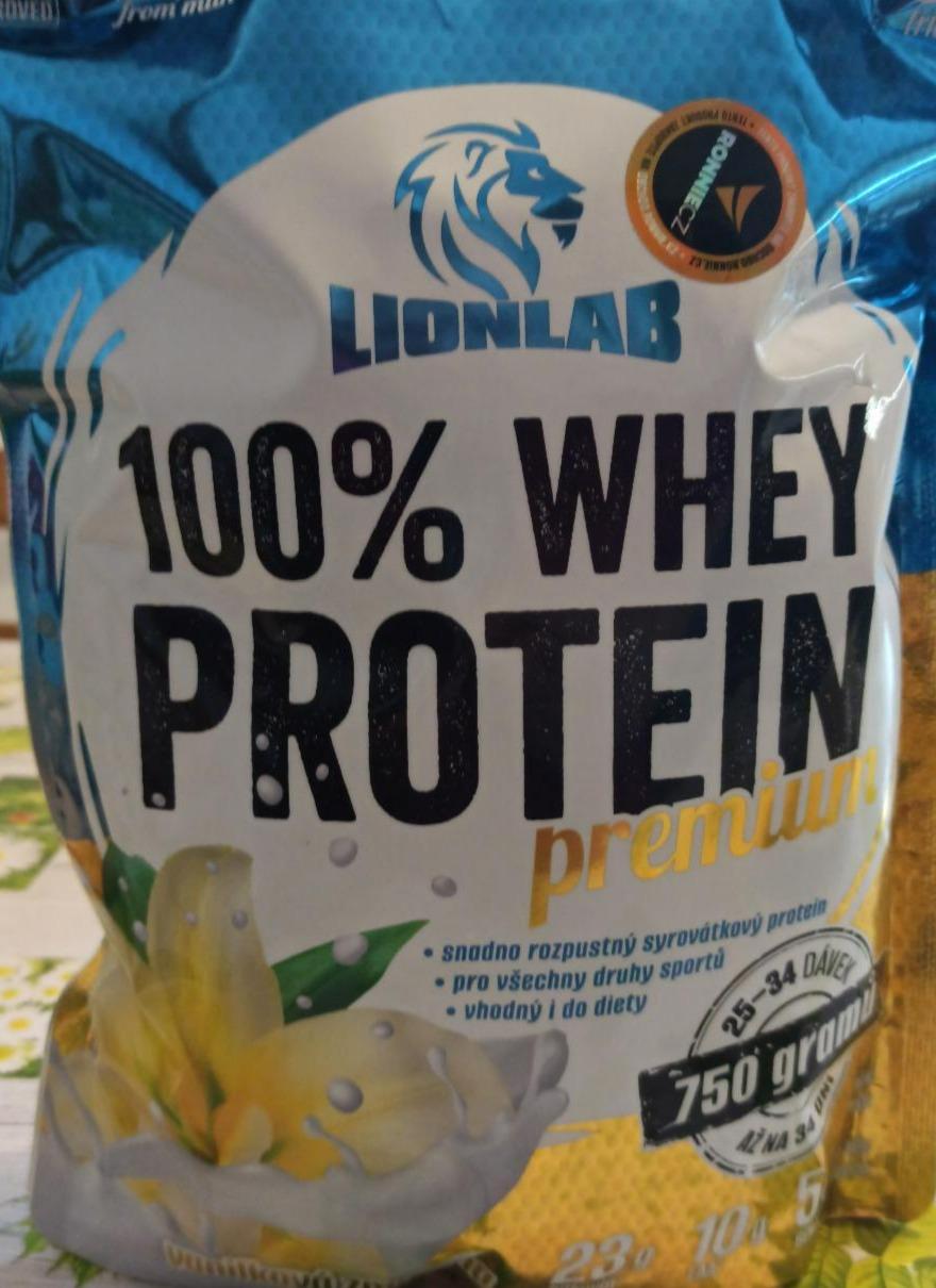 Fotografie - 100% Whey protein premium Vanilka Lionlab