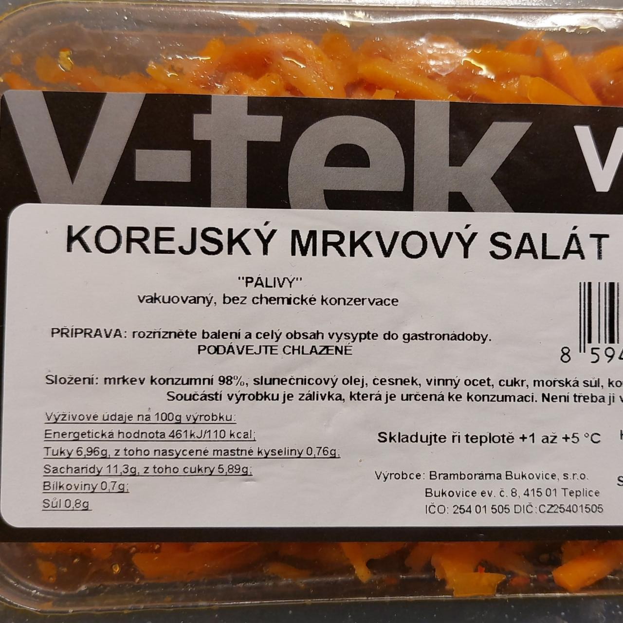 Fotografie - Korejský mrkvový salát V-tek