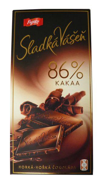 Fotografie - Figaro Sladká vášeň 86% kakaa hořká čokoláda
