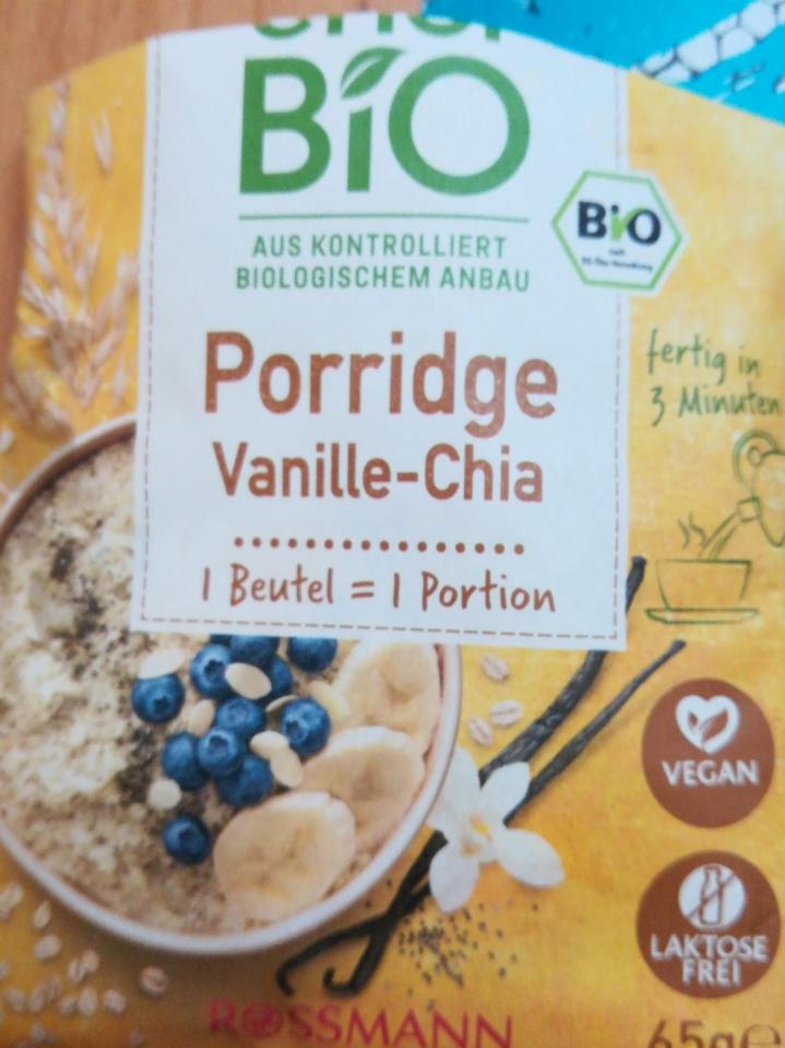 Fotografie - porridge vanille chia EnerBio