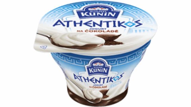 Fotografie - Athentikos jogurt na čokoládě Kunín