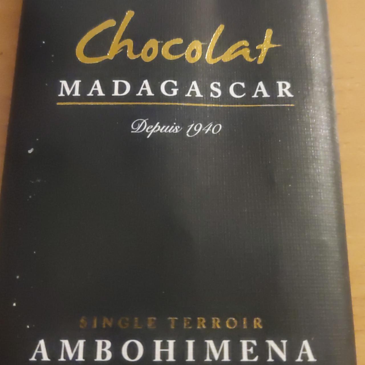 Fotografie - Ambohimena 100% cacao Chocolat Madagascar