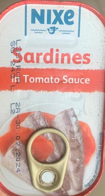 Fotografie - sardinky v rajčatové omáčce NIXE