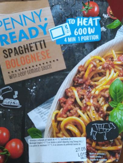 Fotografie - Spaghetti Bolognese with beef tomato sauce Penny ready