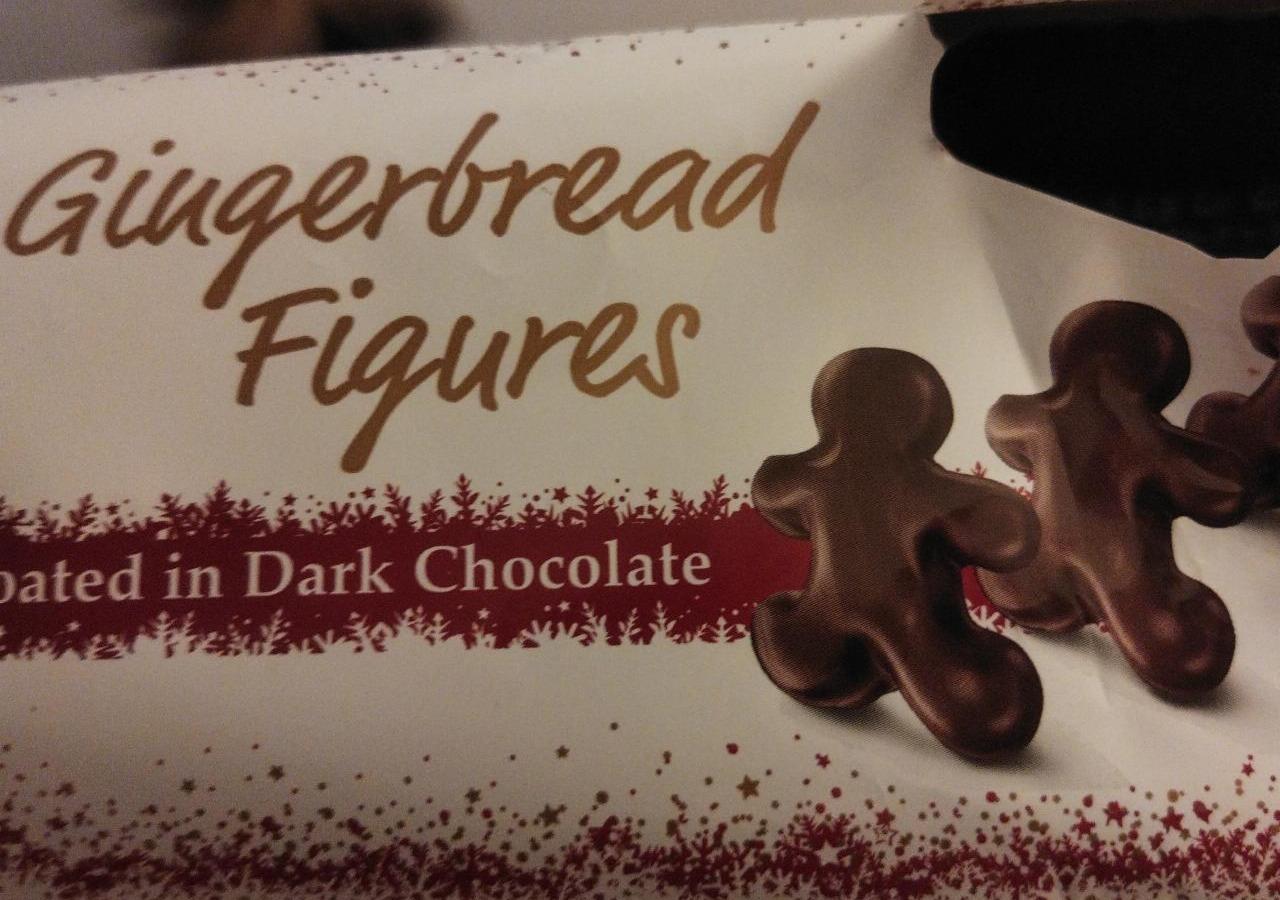 Fotografie - Gingerbread Figures in Dark Chocolate Favorina