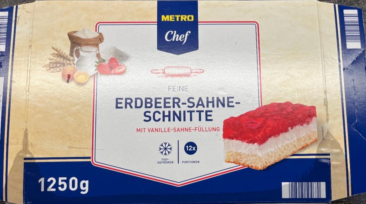 Fotografie - Erdbeer-Sahne-Schnitte Metro Chef