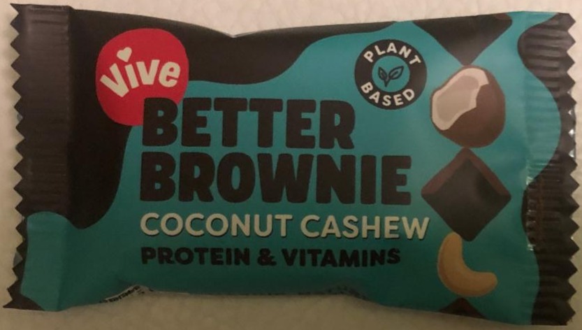 Fotografie - Better Brownie Coconut Cashew Vive