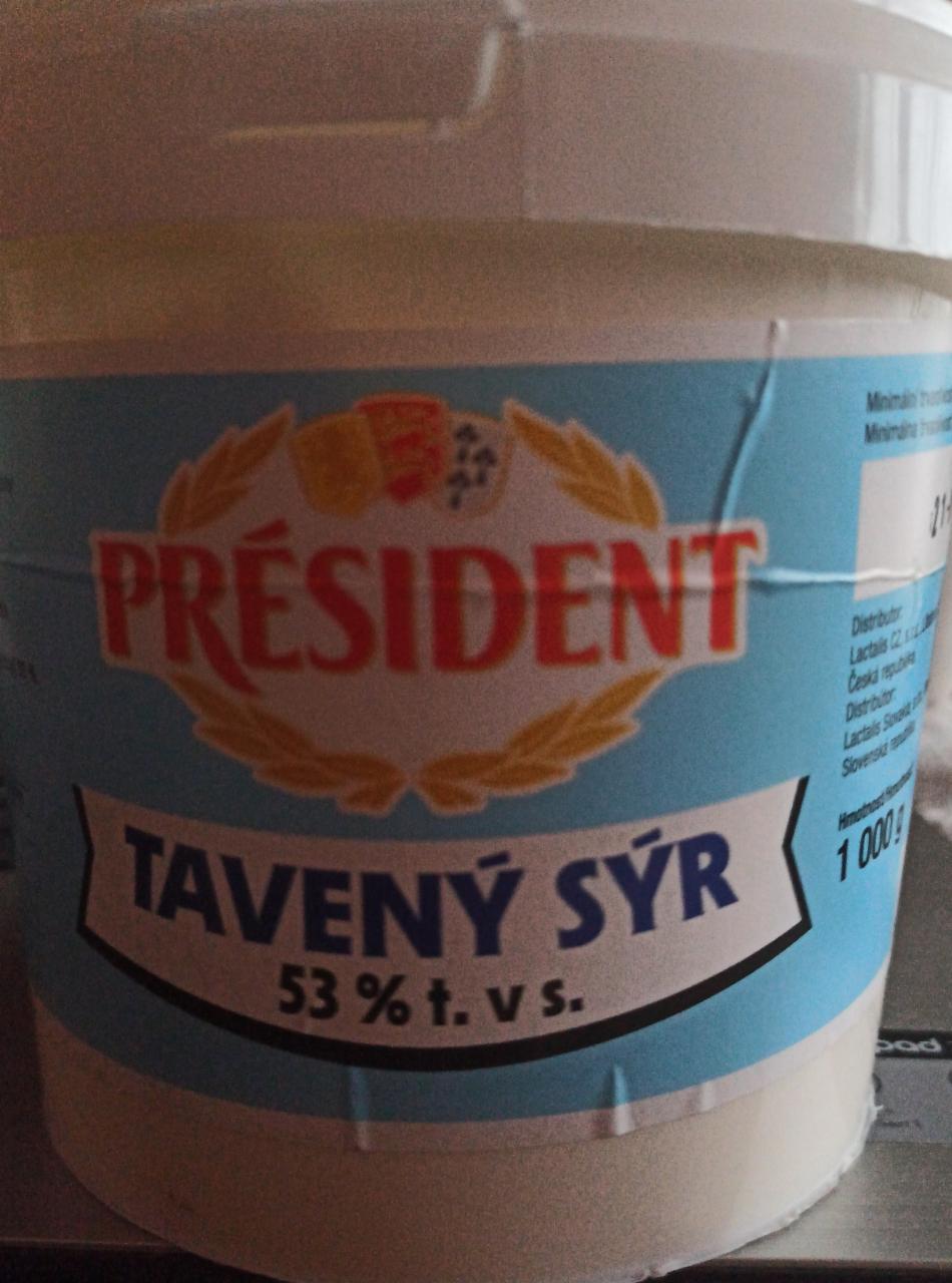 Fotografie - Tavený sýr 53% t. v s. Président