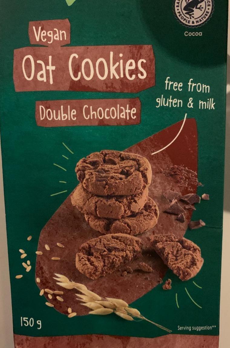 Fotografie - vegan oat cookies double chocolatte Vemondo