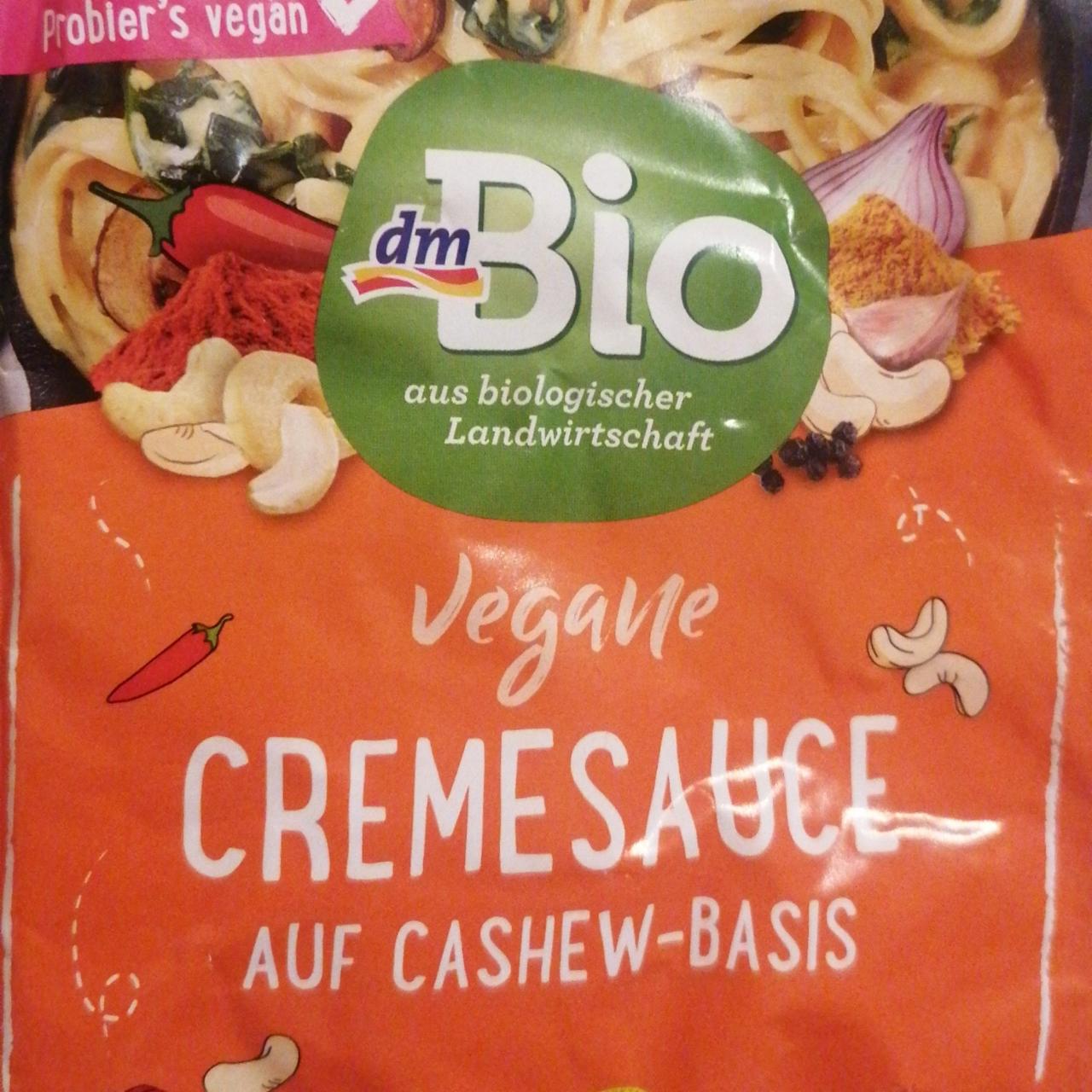 Fotografie - Vegane cremesauce auf cashew basis dmBio
