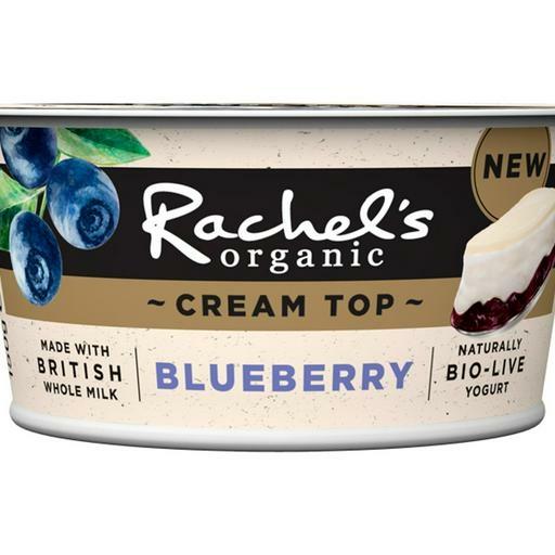 Fotografie - Cream Top Blueberry Yogurt Rachel's Organic