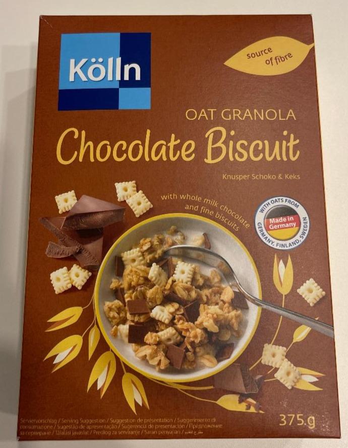 Fotografie - Oat Granola Chocolate Biscuit Kölln