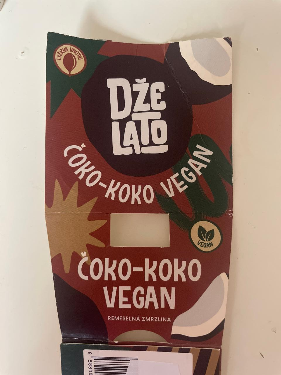 Fotografie - Čoko-koko vegan Dželato