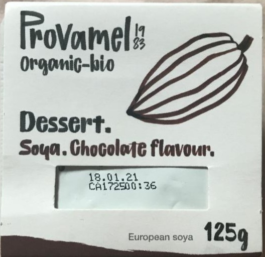 Fotografie - Sójový dezert s čokoládovou příchutí Provamel