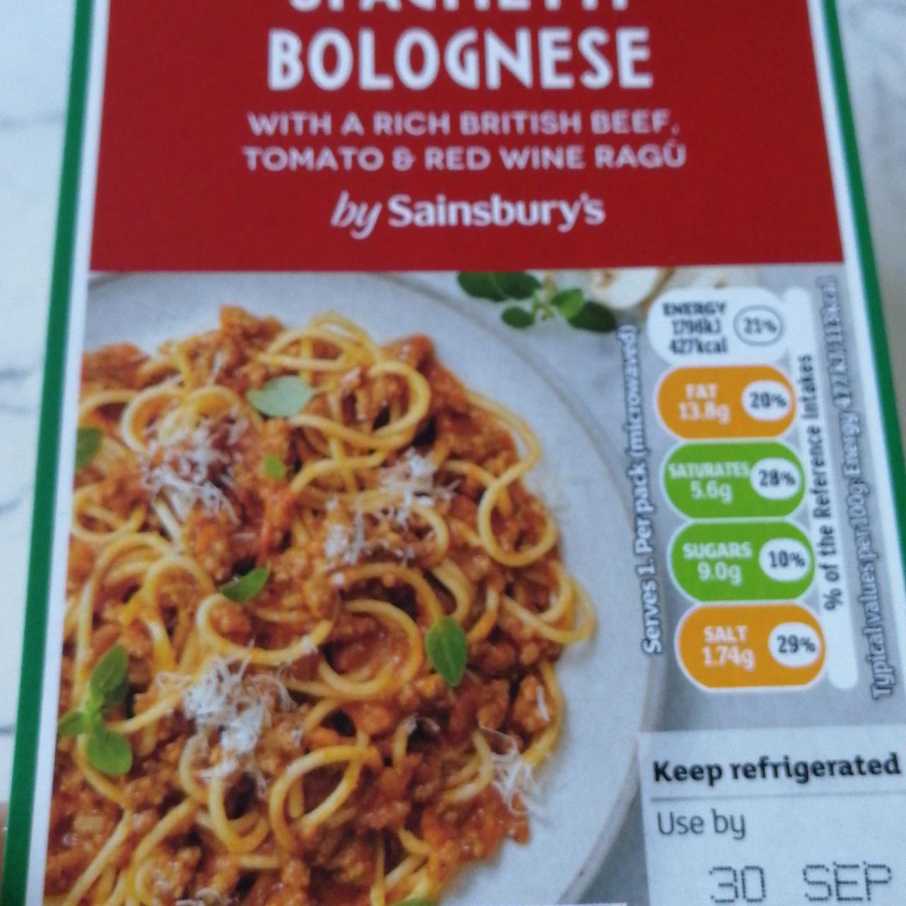 Fotografie - Spaghetti Bolognese by Sainsbury's