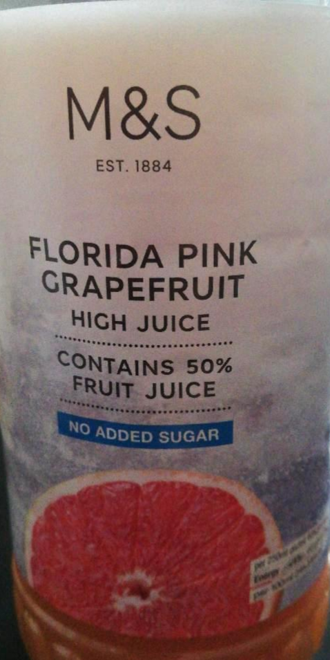 Fotografie - Florida pinka grapefruit high juice Marks & Spencer