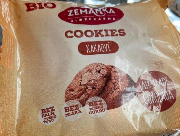 Fotografie - Bio cookies kakaové Zemanka