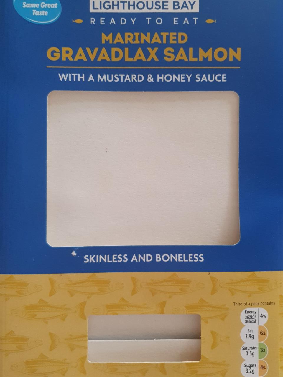Fotografie - Marinated Gravadlax Salmon with mustard & honey sauce Lighthouse Bay