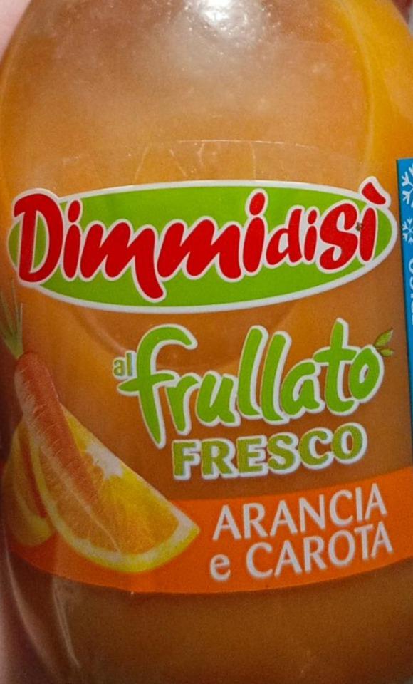 Fotografie - Al frullato fresco arancia e carota Dimmidisi