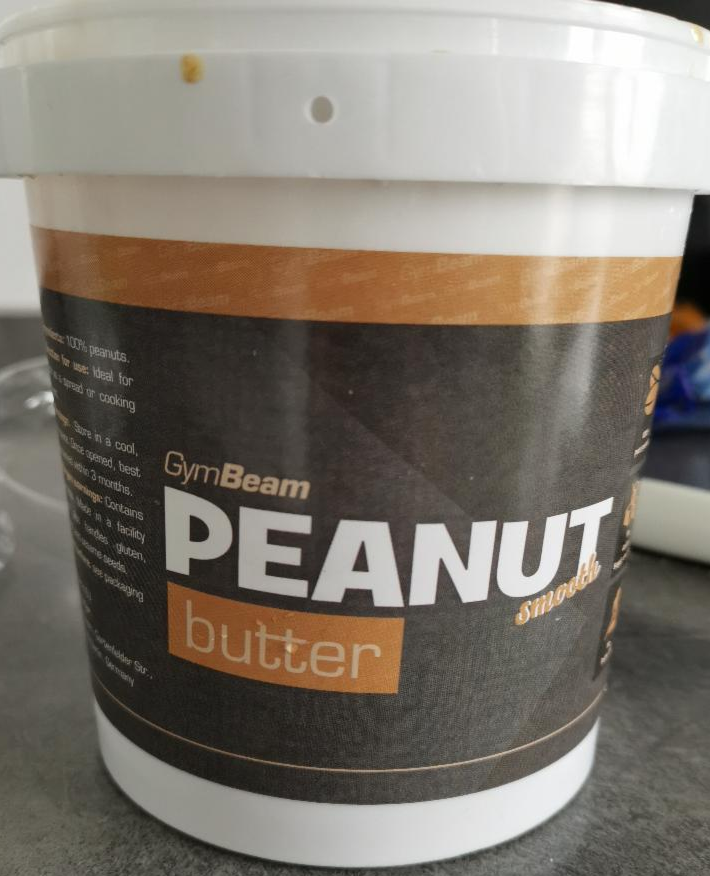 Fotografie - arašídové máslo Peanut butter smooth Gymbeam