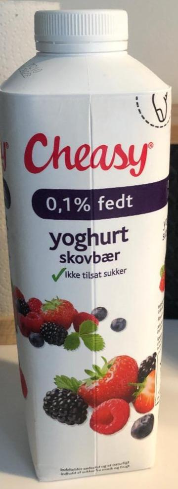 Fotografie - Yoghurt skovbær 0,1% fedt tilsat sukker Cheasy