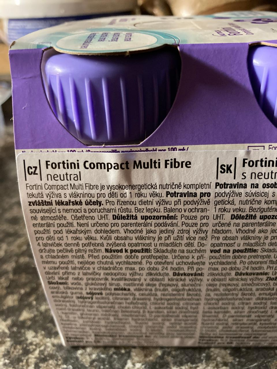 Fotografie - Fortini Compact Multi Fibre neutral Nutricia