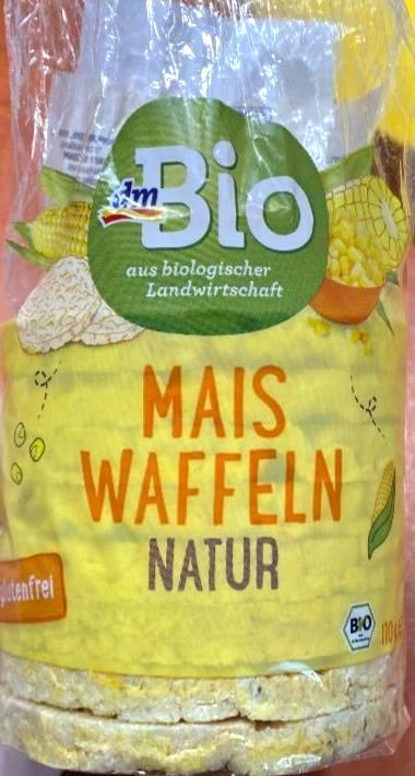 Fotografie - Bio Mais waffeln natur (kukuřičné chlebíčky) dmBio