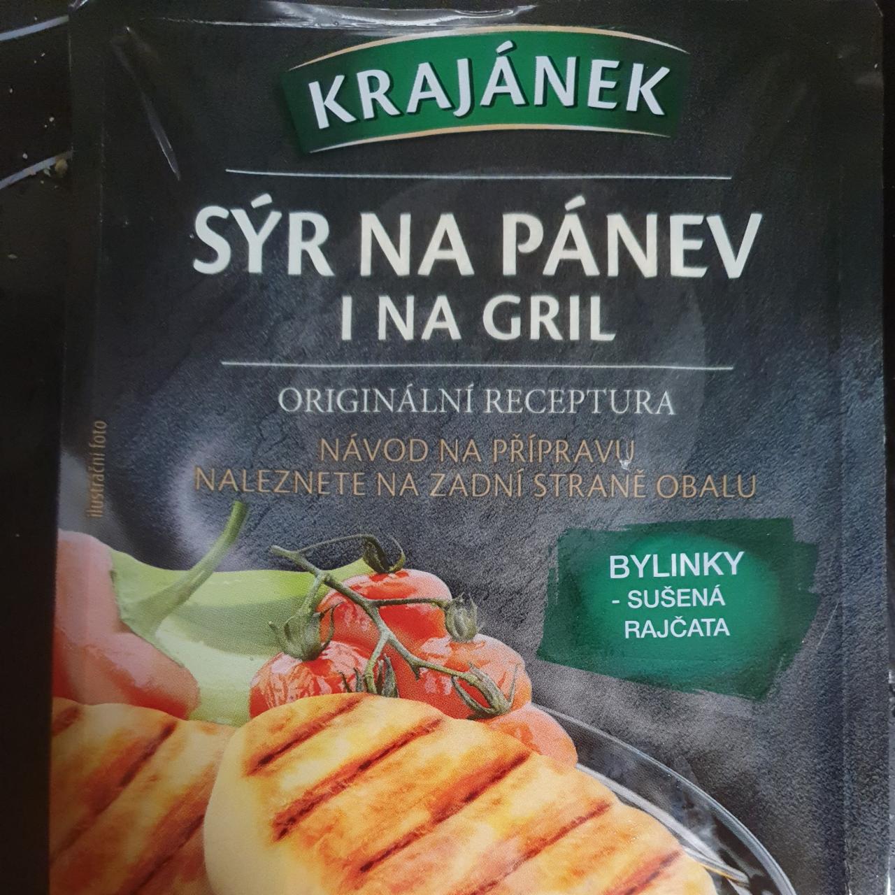 Fotografie - Sýr na pánev i na gril bylinky sušená rajčata Krajánek