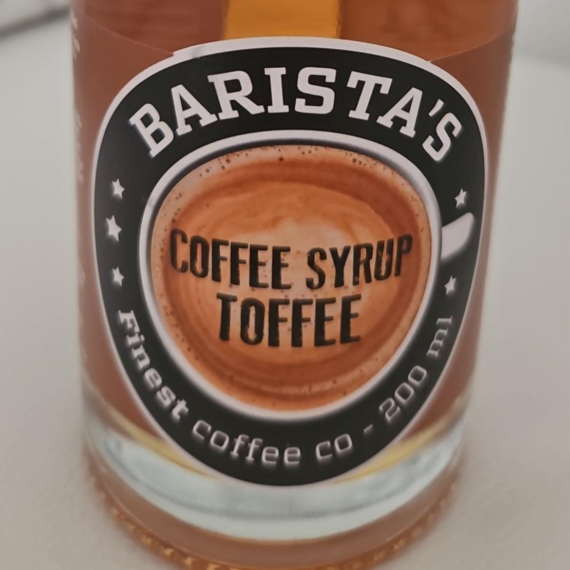 Fotografie - Coffee Syrup Toffee Barista's