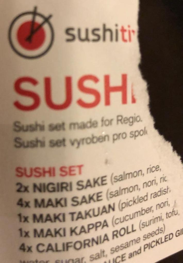 Fotografie - Sushi set RegioJet