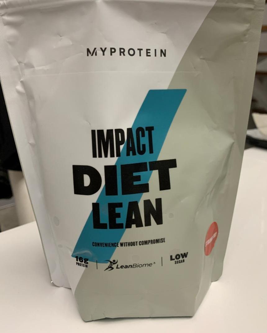 Fotografie - Impact Diet Lean jahoda Myprotein