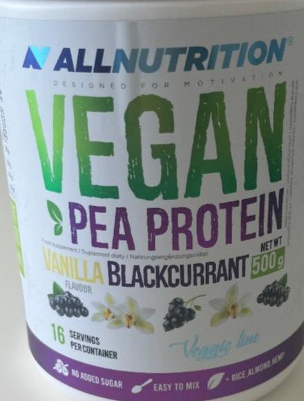 Fotografie - Vegan pea protein Vanilla Blackcurrant AllNutrition