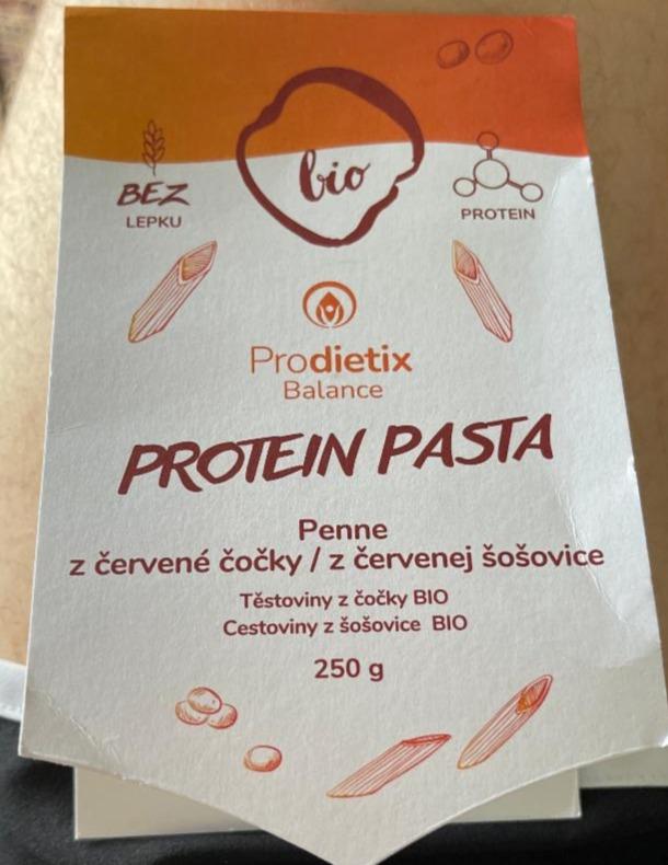 Fotografie - Bio Protein pasta Penne z červené čočky Prodietix Balance