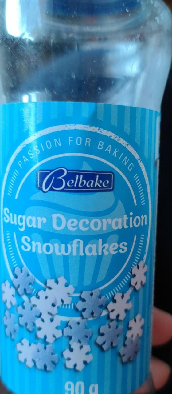 Fotografie - Sugar Decoration Snowflakes Belbake