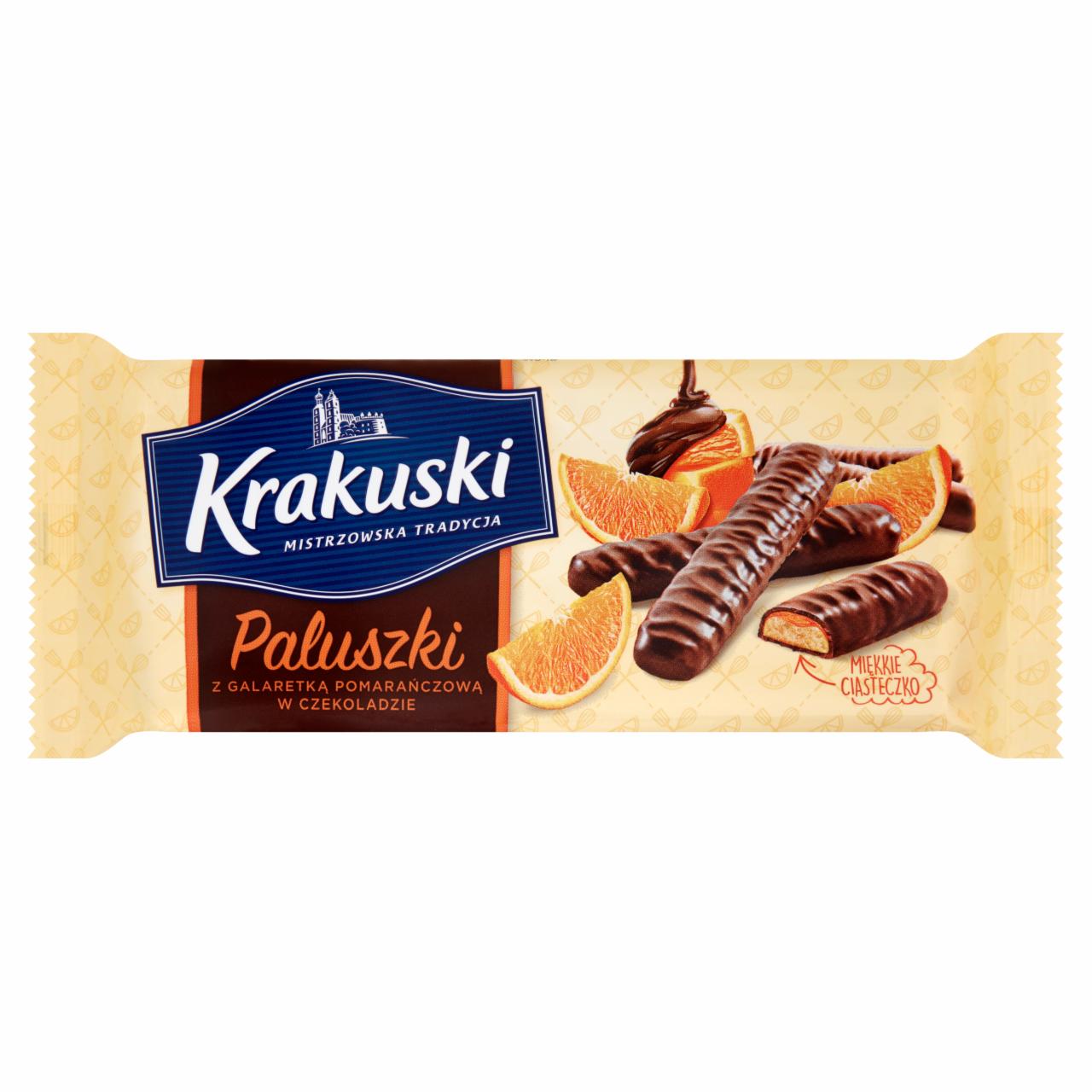 Fotografie - Paluszki z galaretką pomarańczową w czekoladzie Krakuski