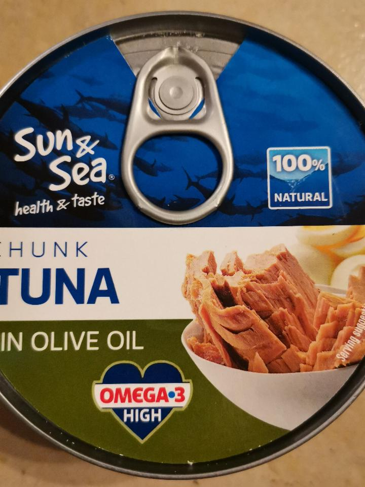 Fotografie - Tuňák kusy v olivovém oleji Sun & Sea