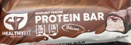 Fotografie - Protein bar hazelnut praline HealthyFit