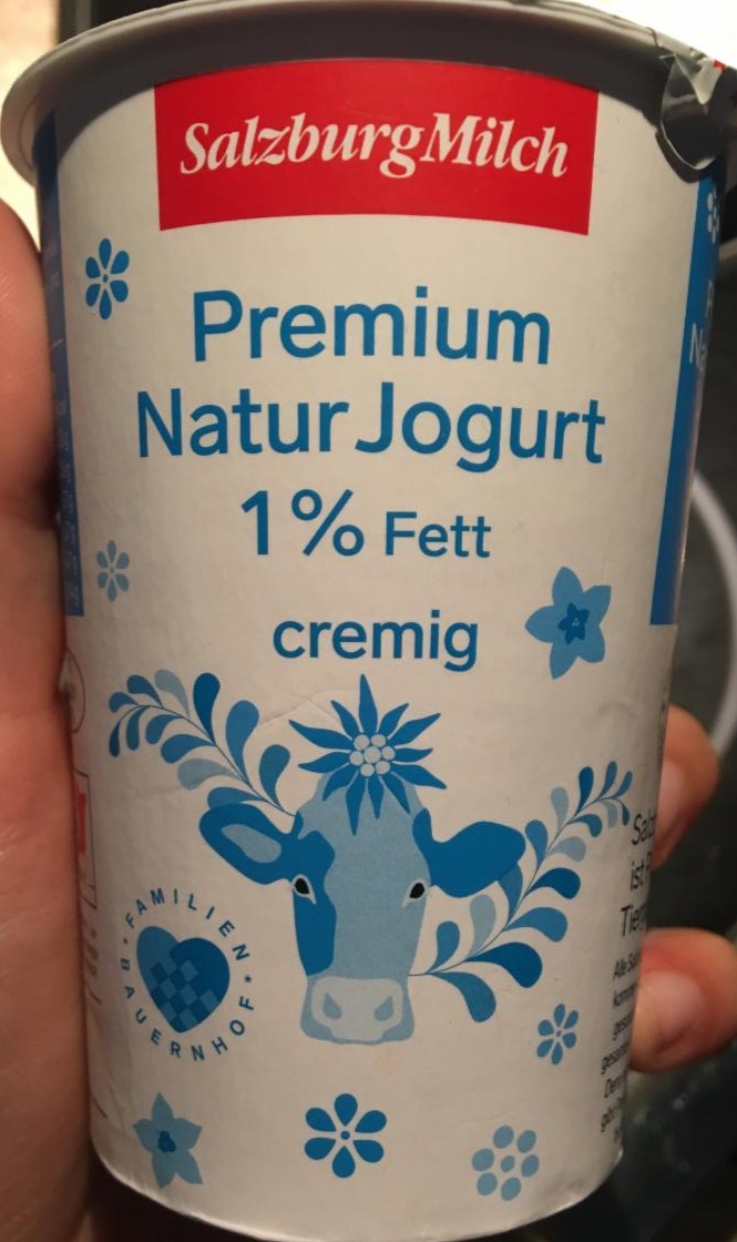 Fotografie - Premium Natur Jogurt 1% cremig SalzburgMilch
