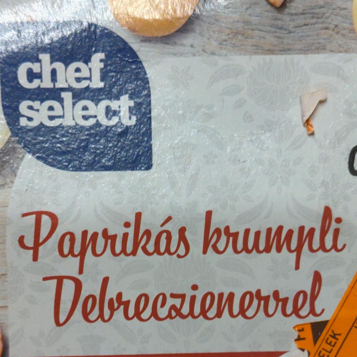 Fotografie - Paprikás krumpli debreczienerrel Chef select