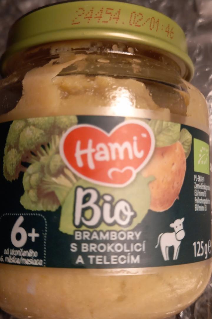 Fotografie - Bio brambory s brokolicí a telecím Hami