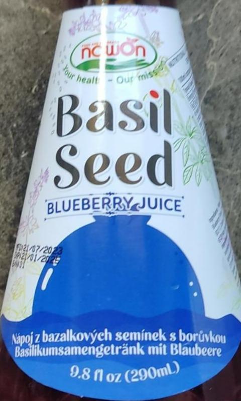 Fotografie - Basil seed Blueberry juice Nowon