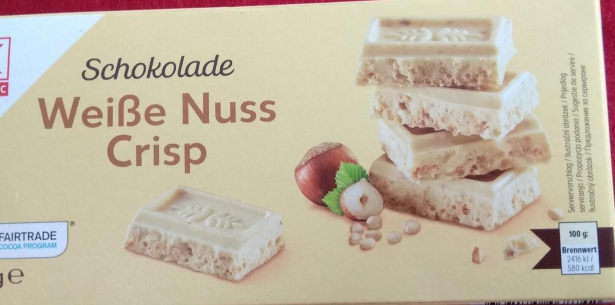 Fotografie - Schokolade Weiße Nuss Crisp K-Classic