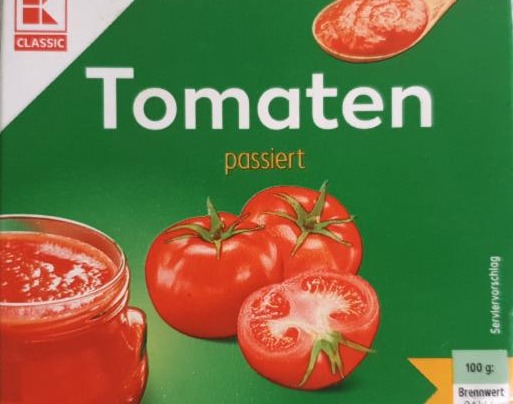 Fotografie - Tomaten passiert K-Classic