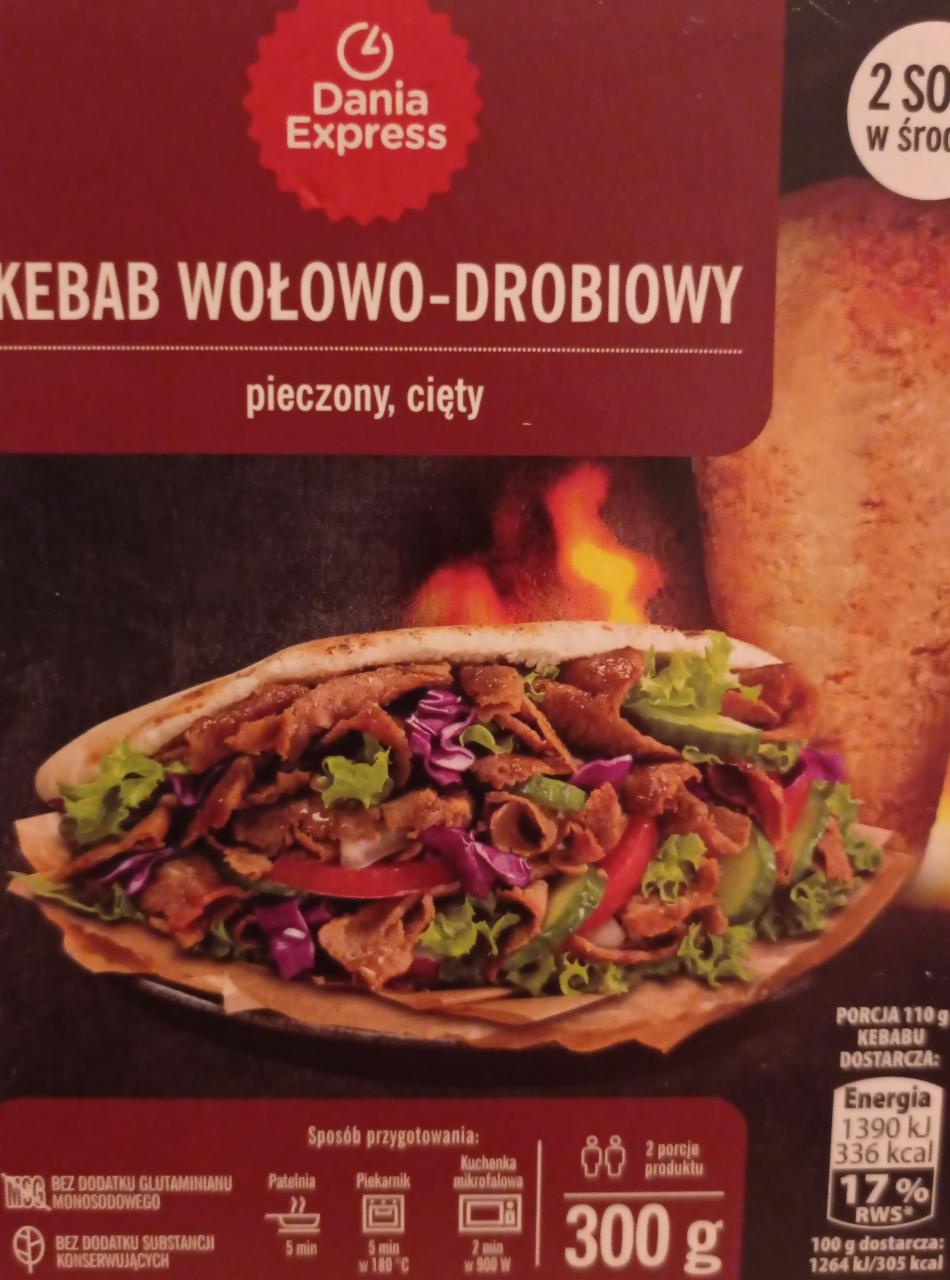 Fotografie - Kebab wołowo-drobiowy Dania Express