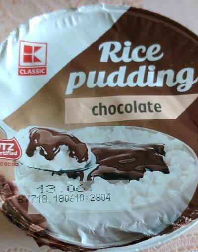 Fotografie - Rice pudding chocolate K-Classic