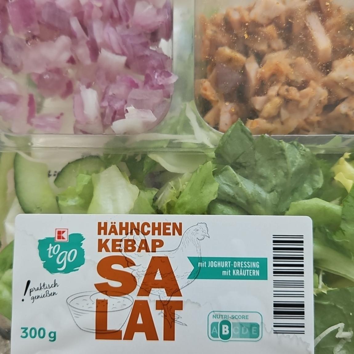Fotografie - Hähnchen kebap Salat mit Joghurt dressing mit Kräutern K-to go