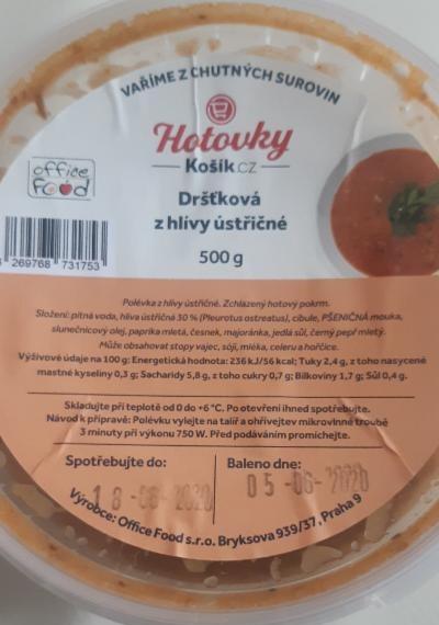 Fotografie - Dršťková z hlívy ústřičně Hotovky Košík.cz