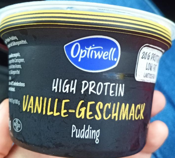 Fotografie - High Protein Pudding vanille Optiwell