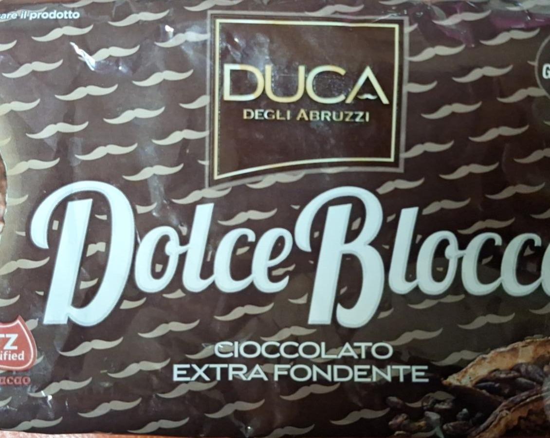 Fotografie - Dolce blocco cioccolato extra fondente Duca degli Abruzzi